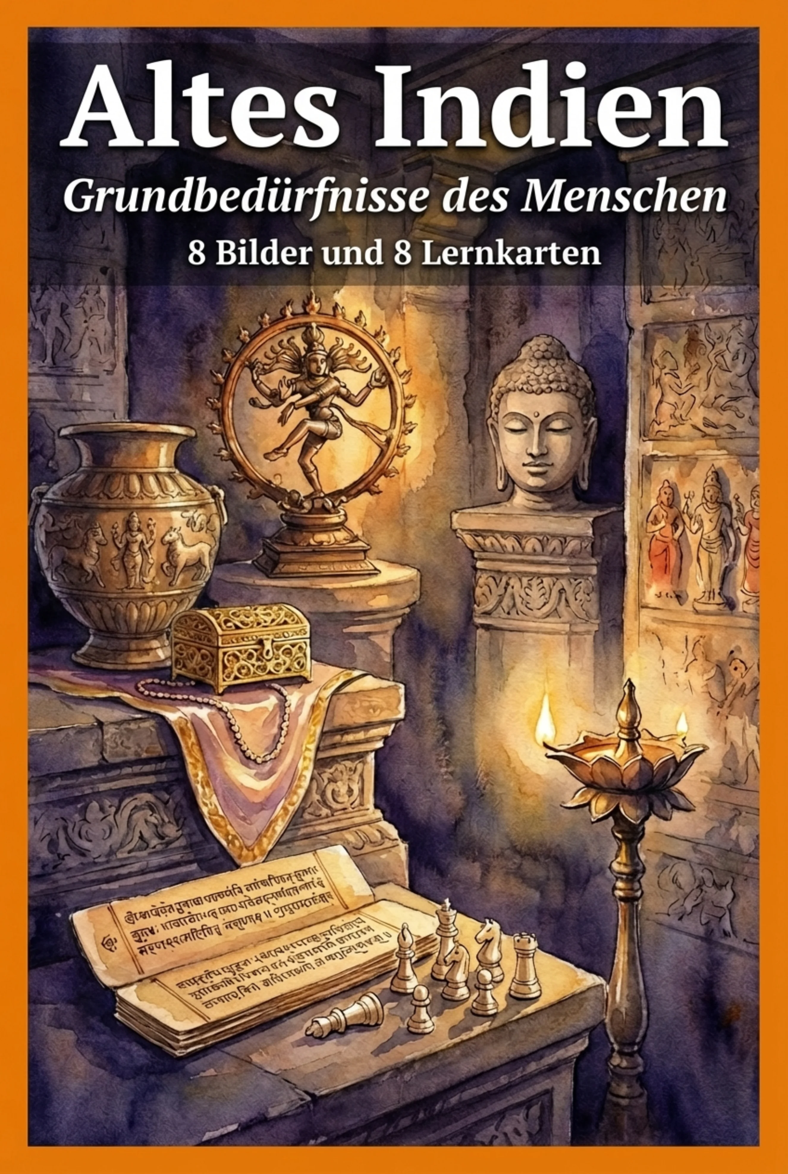 Das alte Indien - Lernkarten für die Grundschule