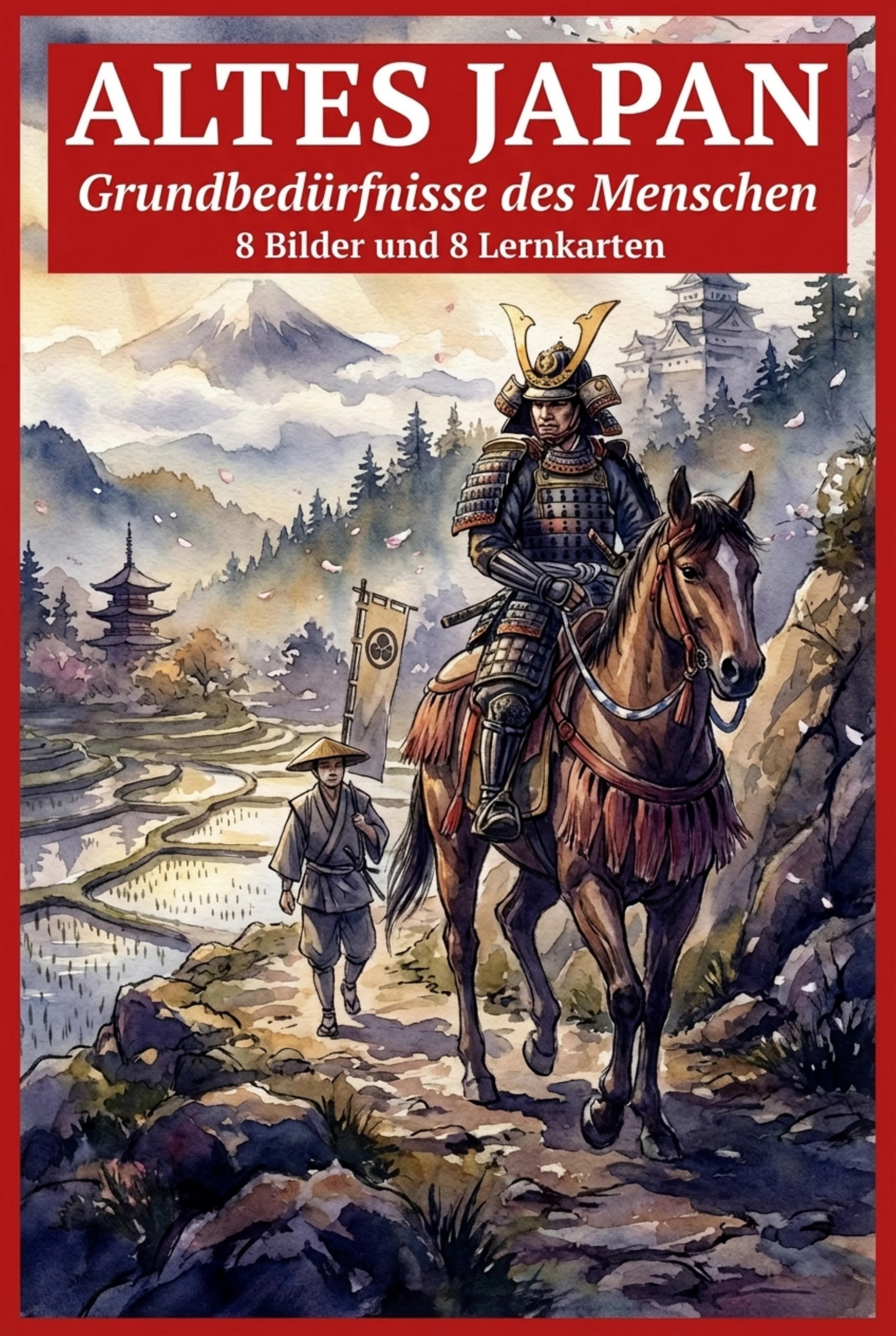 Das alte Japan - Lernkarten für die Grundschule
