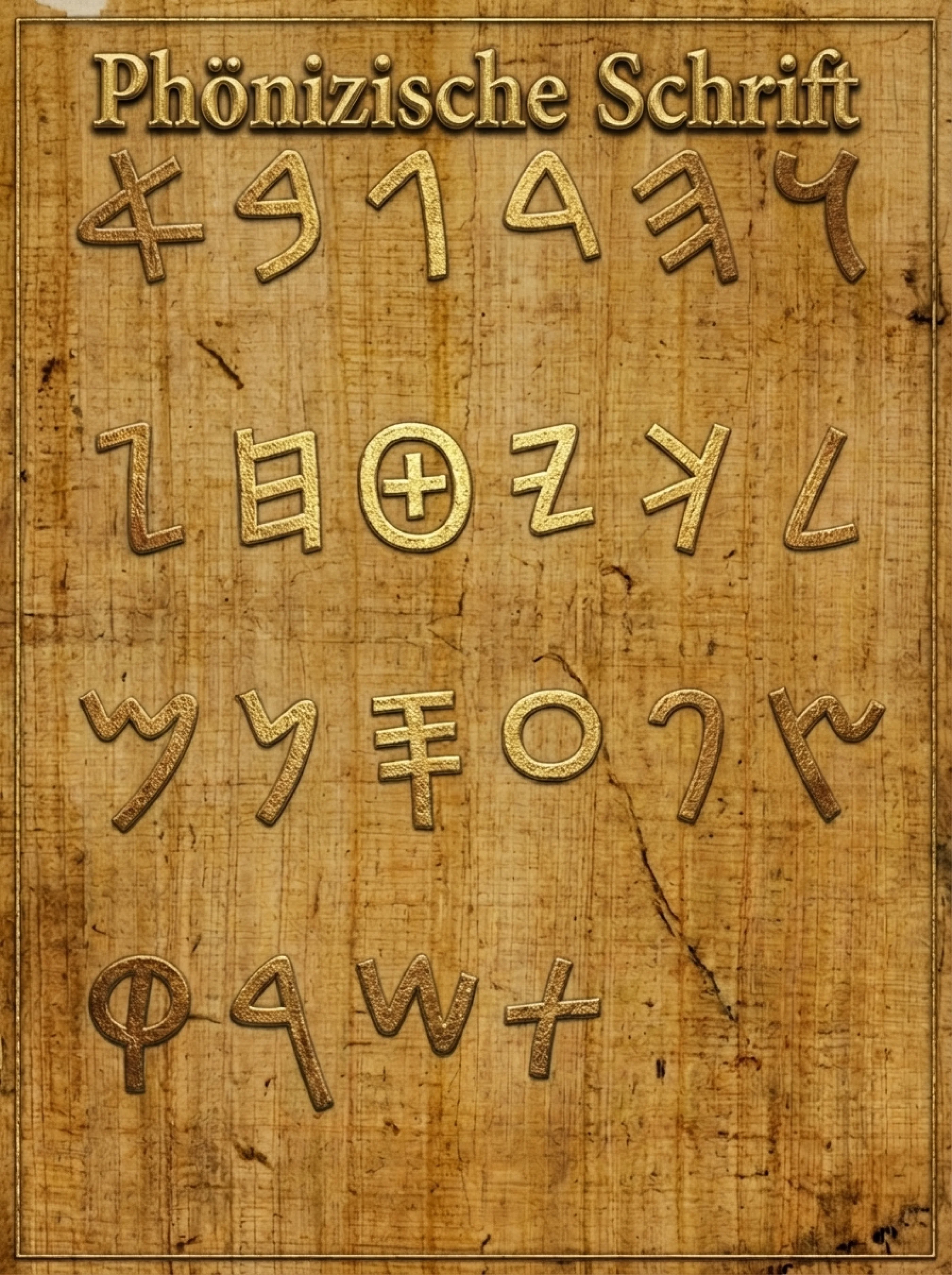 Das Phönizische Alphabet – Materialpaket zur Geschichte der Schrift