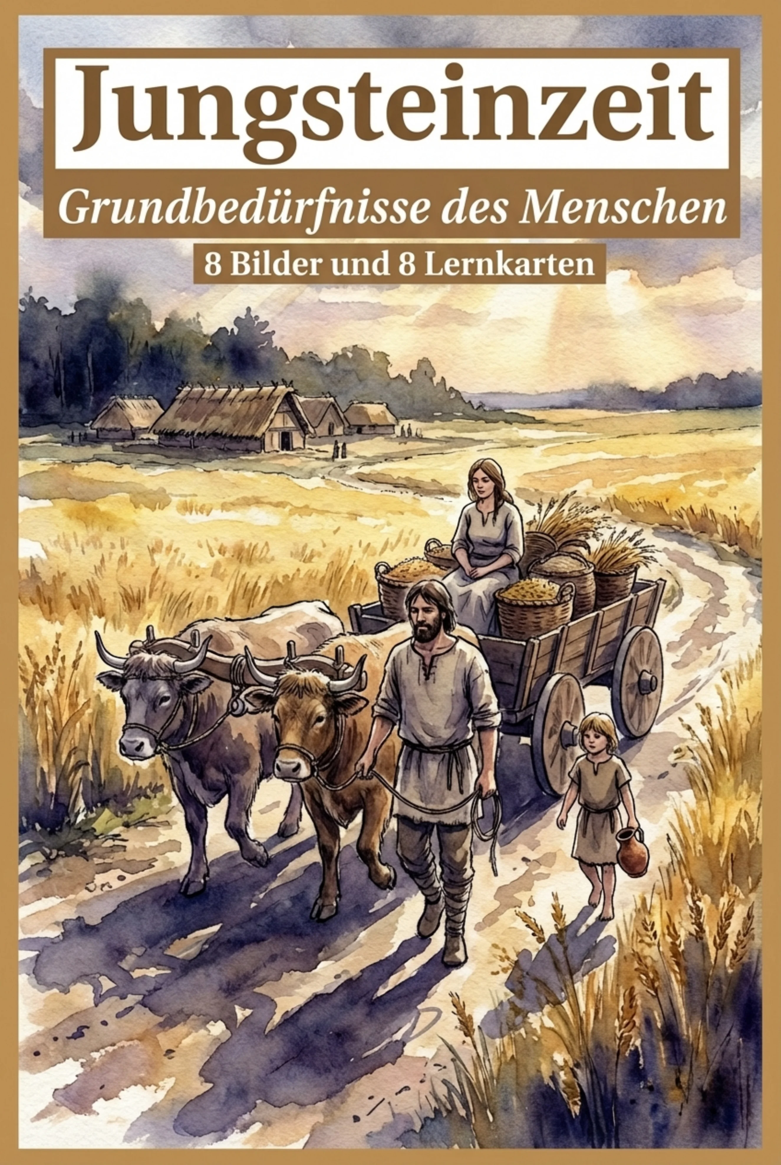 Die Jungsteinzeit - Lernkarten für die Grundschule