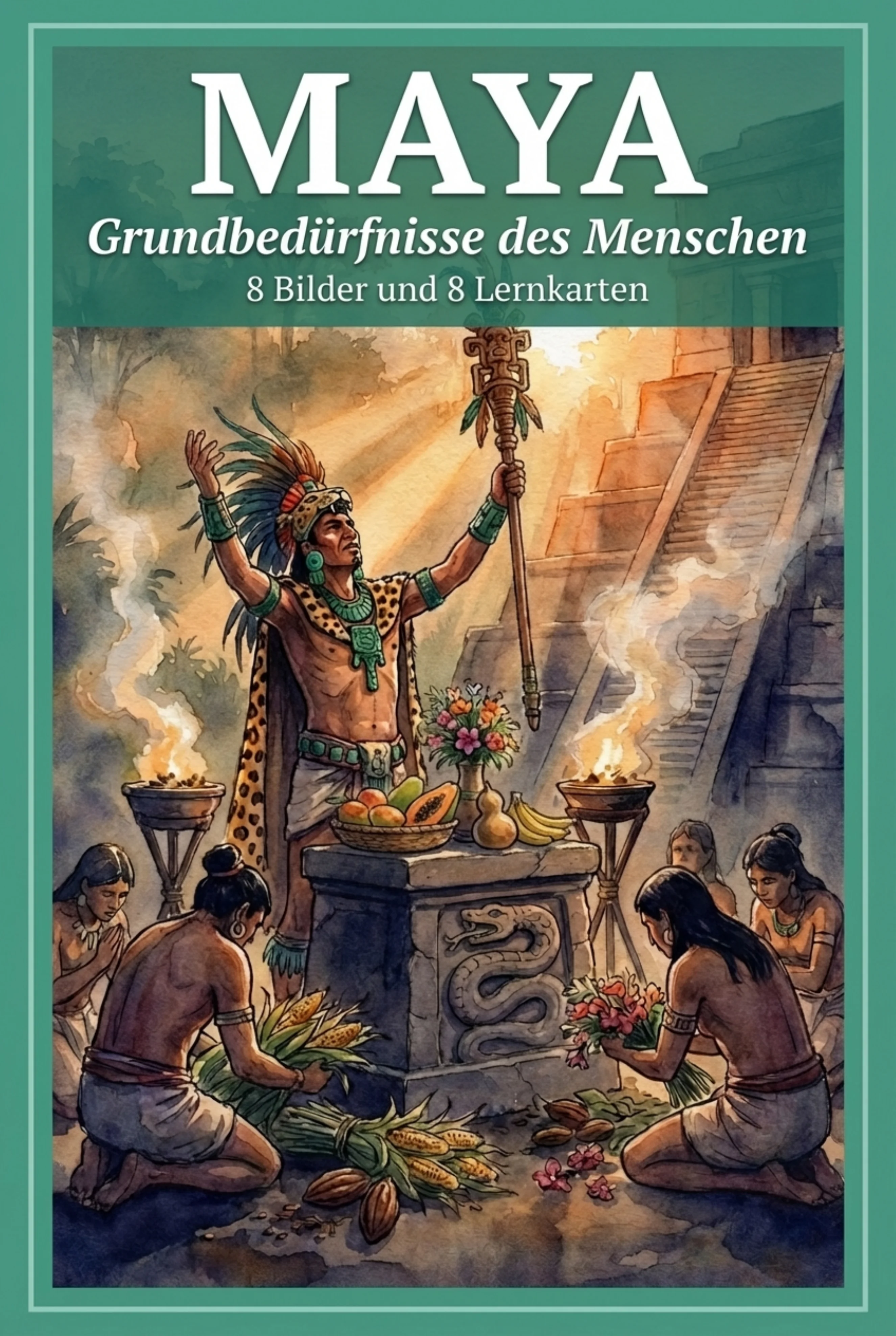 Die Maya-Hochkultur - Lernkarten für die Grundschule